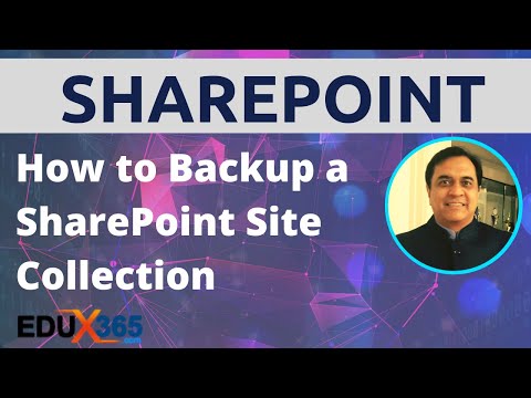 How To Backup a SharePoint Site Collection || (EduX365.com)